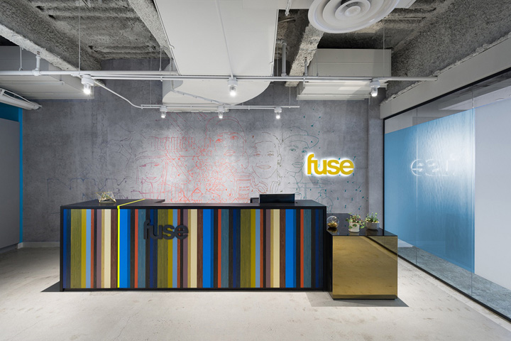 形与色 美国Fuse音乐媒体纽约总部设计欣赏
